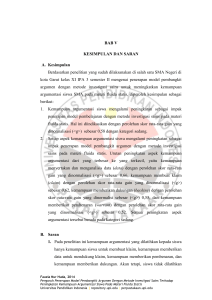 BAB V KESIMPULAN DAN SARAN A. Kesimpulan