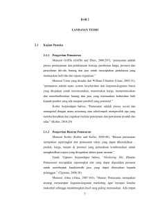 7 BAB 2 LANDASAN TEORI 2.1 Kajian Pustaka 2.1.1