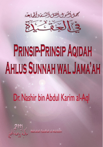 Prinsip Aqidah Ahlus Sunnah wal Jamaah – Pdf File