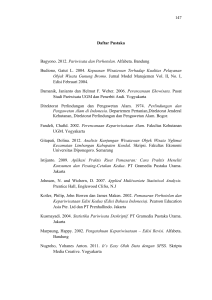 147 Daftar Pustaka Bagyono. 2012. Pariwisata dan