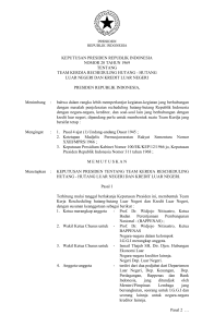 keputusan presiden republik indonesia nomor 20 tahun 1969