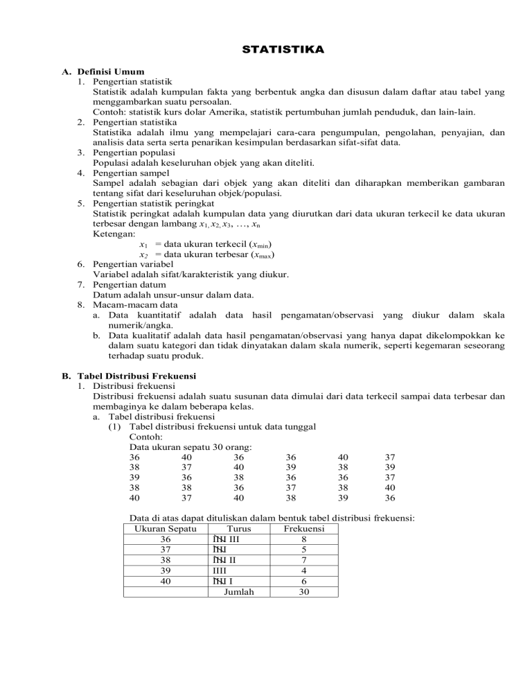 STATISTIKA