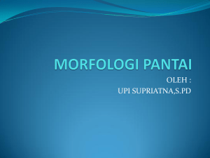 morfologi pantai - Direktori File UPI