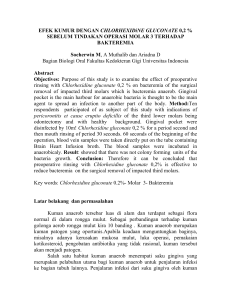 EFEK KUMUR DENGAN CHLORHEXIDiNE