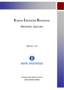 kajian ekonomi regional provinsi maluku