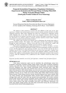 Analisis Faktor-Faktor yang Mempengaruhi