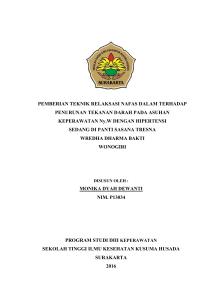 pemberian teknik rela penurunan tekan keperawatan n sedang di