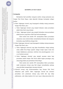 79 KESIMPULAN DAN SARAN 1. Kesimpulan