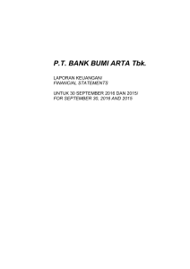 P.T. BANK BUMI ARTA Tbk.