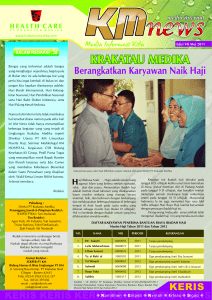 Buletin KM News Edisi VII - Krakatau Medika Hospital