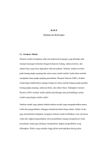 BAB II TINJAUAN PUSTAKA 2.1 Struktur Modal Struktur modal