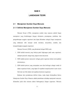 BAB II LANDASAN TEORI