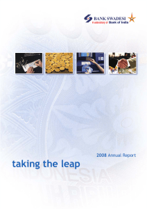 Annual Report - Bank Swadesi