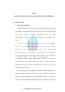 11 BAB II KAJIAN PUSTAKA, RERANGKA KONSEPTUAL DAN