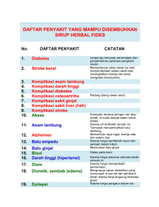 daftar penyakit yang mampu disembuhkan sirup herbal fides