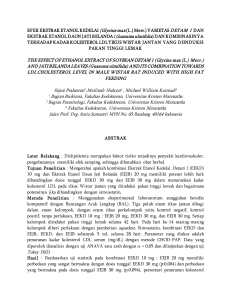 VARIETAS DETAM 1 DAN EKSTRAK ETANOL DAUN JATI BELANDA