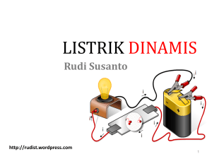 listrik dinamis - Di Sini Rudi Susanto