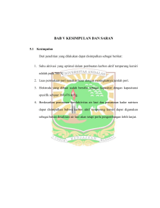 BAB V KESIMPULAN DAN SARAN