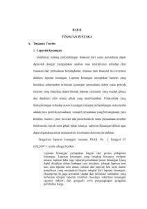 BAB II TINJAUAN PUSTAKA A. Tinjauan Teoritis 1. Laporan