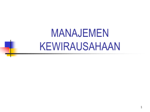 MENUMBUHKAN JIWA KEWIRAUSAHAAN