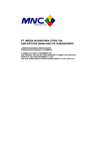 pt bursa efek jakarta (jakarta stock exchange) dan anak perusahaan