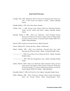 daftar pustaka - Universitas Sumatera Utara