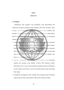 BAB 5 PENUTUP 5.1 Simpulan Berdasarkan hasil penelitian dan