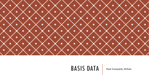 Basis Data - Repository UNIKOM