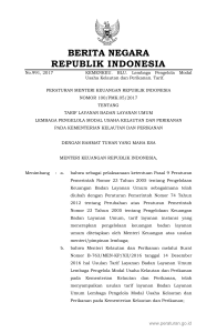 BERITA NEGARA REPUBLIK INDONESIA