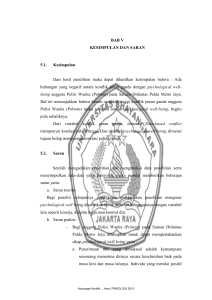 BAB V KESIMPULAN DAN SARAN 5.1. Kesimpulan Dari hasil