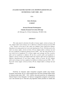 ANALISIS FAKTOR-FAKTOR YANG