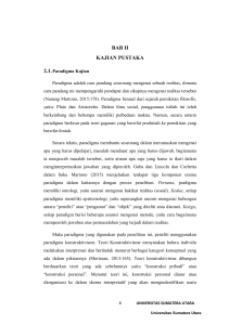 bab ii kajian pustaka - Universitas Sumatera Utara
