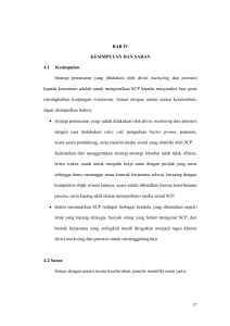 BAB IV KESIMPULAN DAN SARAN 4.1 Kesimpulan