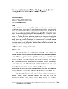 167 Eksperimentasi Pembelajaran Matematika