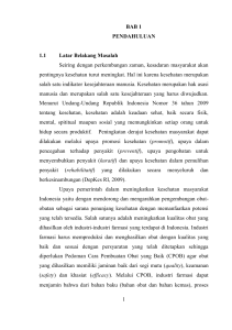 1 BAB 1 PENDAHULUAN 1.1 Latar Belakang Masalah Seiring