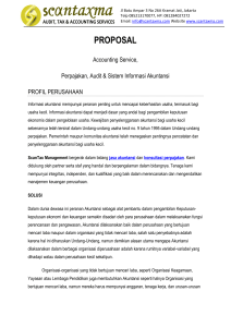PROPOSAL - Tax Accounting ConsultantKonsultan Pajak
