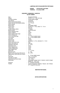 LAMPIRAN KEPUTUSAN MENTERI PERTANIAN NOMOR : 387