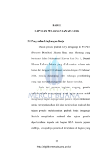 (magang) di PT.PLN (Persero)