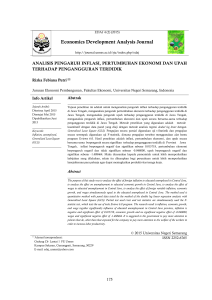 Economics Development Analysis Journal