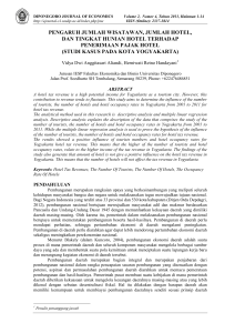 Analisis Faktor-Faktor yang Mempengaruhi