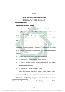 BAB II TEORI MANAJEMEN KEUANGAN DAN PEMBERDAYAAN