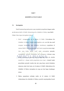 88 BAB V KESIMPULAN DAN SARAN 5.1 Kesimpulan Studi