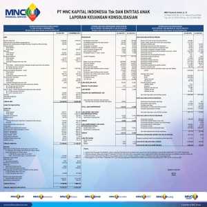 PT MNC KAPITAL INDONESIA Tbk DAN ENTITAS