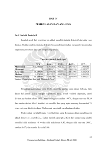 BAB IV PEMBAHASAN DAN ANALISIS