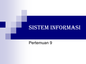 Sistem Informasi