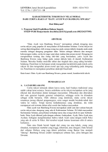 LENTERA Jurnal Ilmiah Kependidikan ISSN