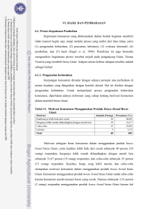 VI. HASIL DAN PEMBAHASAN 6.1. Proses