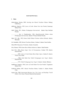 100 DAFTAR PUSTAKA I. Buku Abdurrahman, Muslan, 2009