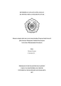naskah publikasi - Universitas Muhammadiyah Surakarta