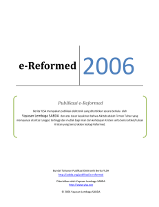 e-Reformed 2006 - SABDA